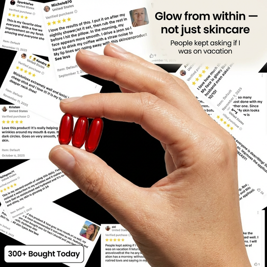 Visibly Younger, Glowing Skin in 4 Weeks. From Within.